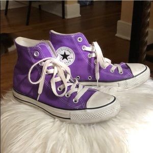❗️Lowest Price ❗️Purple High Top Converse
